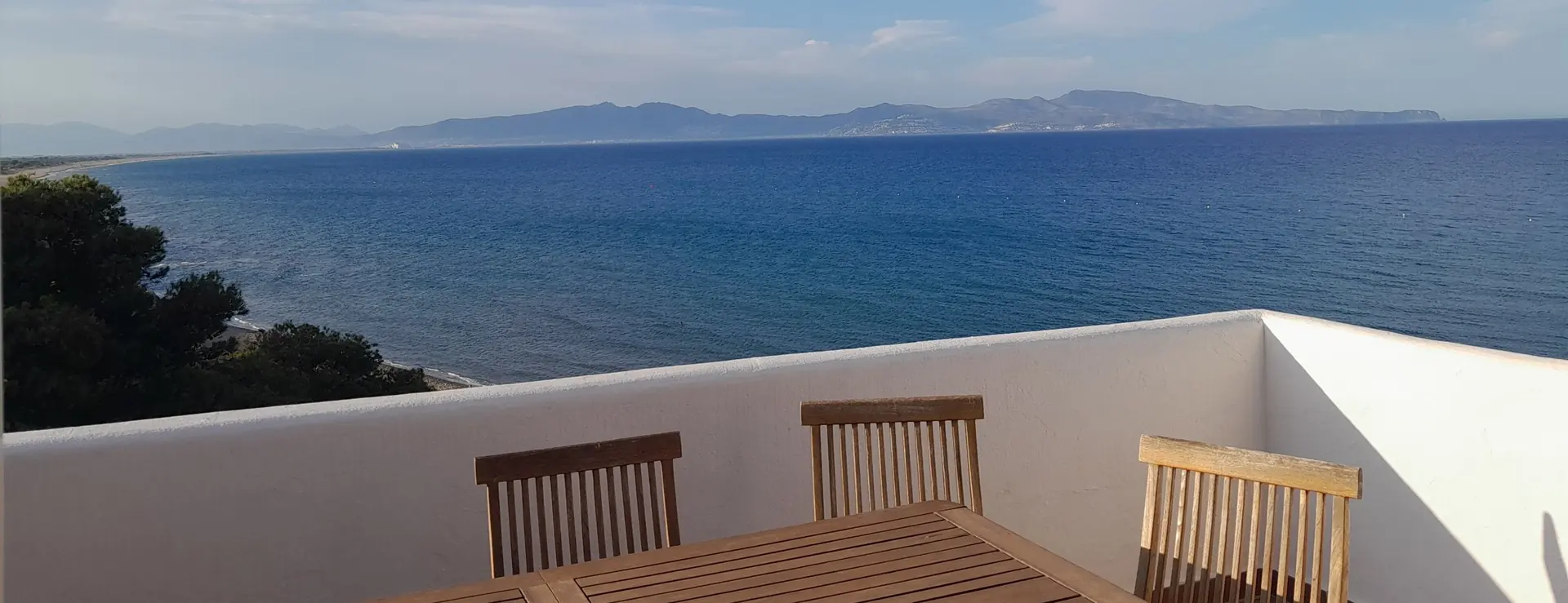Sea view from a Costa Brava terrace